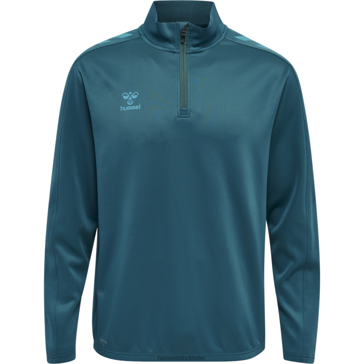 se Hummel unisex- hmlcore xk halv zip poly sweat LL40V2103 \"tröja med halv dragkedja\"