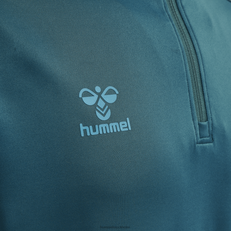 se Hummel unisex- hmlcore xk halv zip poly sweat LL40V2103 \"tröja med halv dragkedja\"