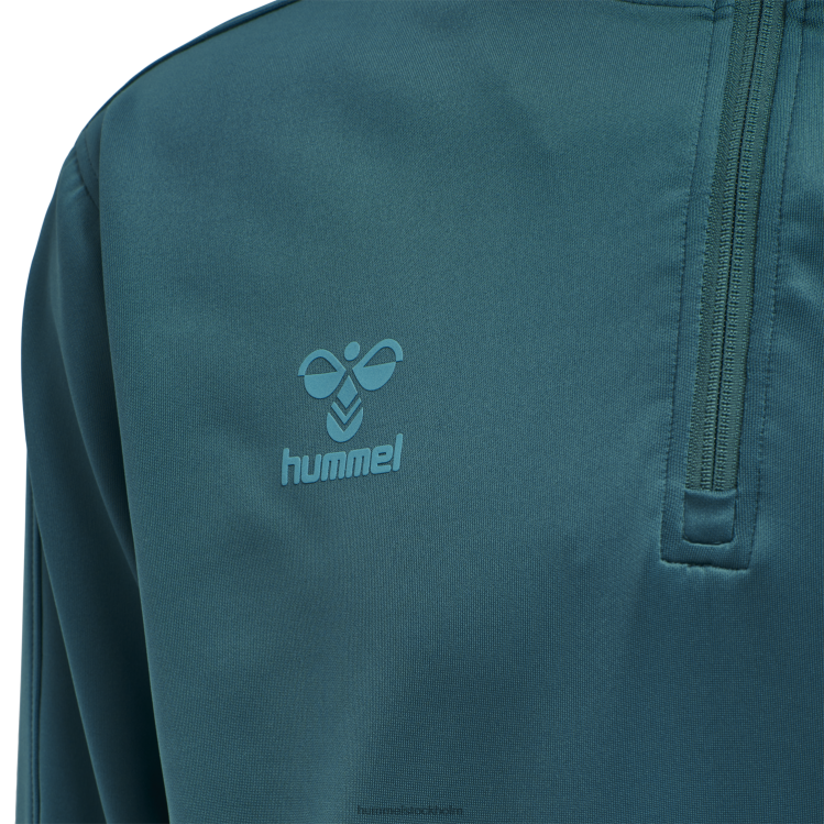 se Hummel unisex- hmlcore xk halv zip poly sweat LL40V2103 \"tröja med halv dragkedja\"